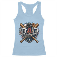Baseball Dad Est 2026 Racerback Tank Top New Dad Father's Day Gift