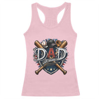 Baseball Dad Est 2026 Racerback Tank Top New Dad Father's Day Gift
