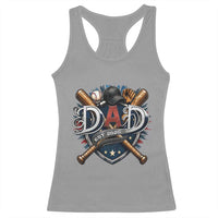 Baseball Dad Est 2026 Racerback Tank Top New Dad Father's Day Gift