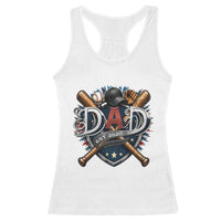 Baseball Dad Est 2026 Racerback Tank Top New Dad Father's Day Gift