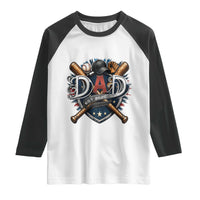 Baseball Dad Est 2026 Raglan Shirt New Dad Father's Day Gift