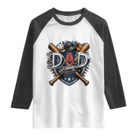 Baseball Dad Est 2026 Raglan Shirt New Dad Father's Day Gift