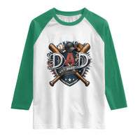 Baseball Dad Est 2026 Raglan Shirt New Dad Father's Day Gift