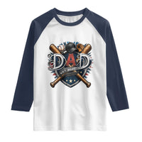 Baseball Dad Est 2026 Raglan Shirt New Dad Father's Day Gift