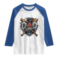 Baseball Dad Est 2026 Raglan Shirt New Dad Father's Day Gift