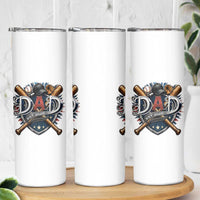 Baseball Dad Est 2026 Skinny Tumbler New Dad Father's Day Gift