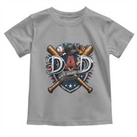 Baseball Dad Est 2026 Toddler T Shirt New Dad Father's Day Gift