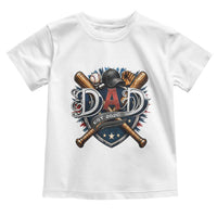 Baseball Dad Est 2026 Toddler T Shirt New Dad Father's Day Gift