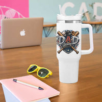 Baseball Dad Est 2026 Tumbler With Handle New Dad Father's Day Gift