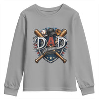 Baseball Dad Est 2026 Youth Sweatshirt New Dad Father's Day Gift