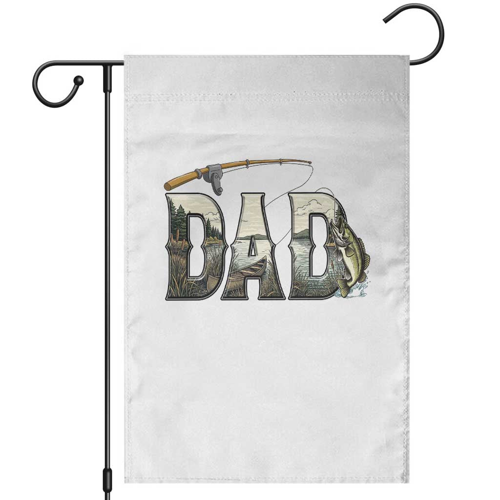 Fishing Dad Garden Flag Funny Angler Fathers Day Gift