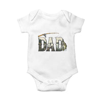 Fishing Dad Baby Onesie Funny Angler Fathers Day Gift