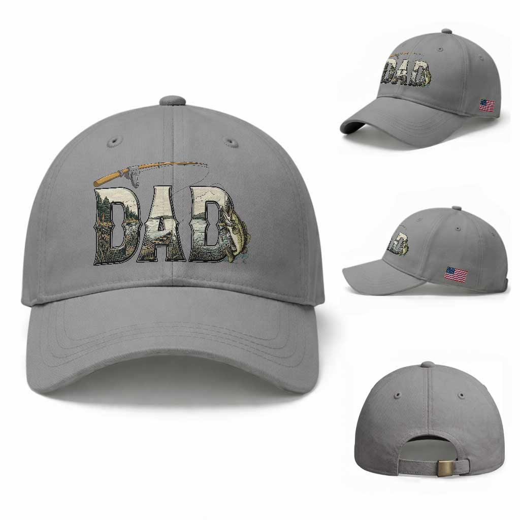 Fishing Dad Baseball Cap Funny Angler Fathers Day Gift