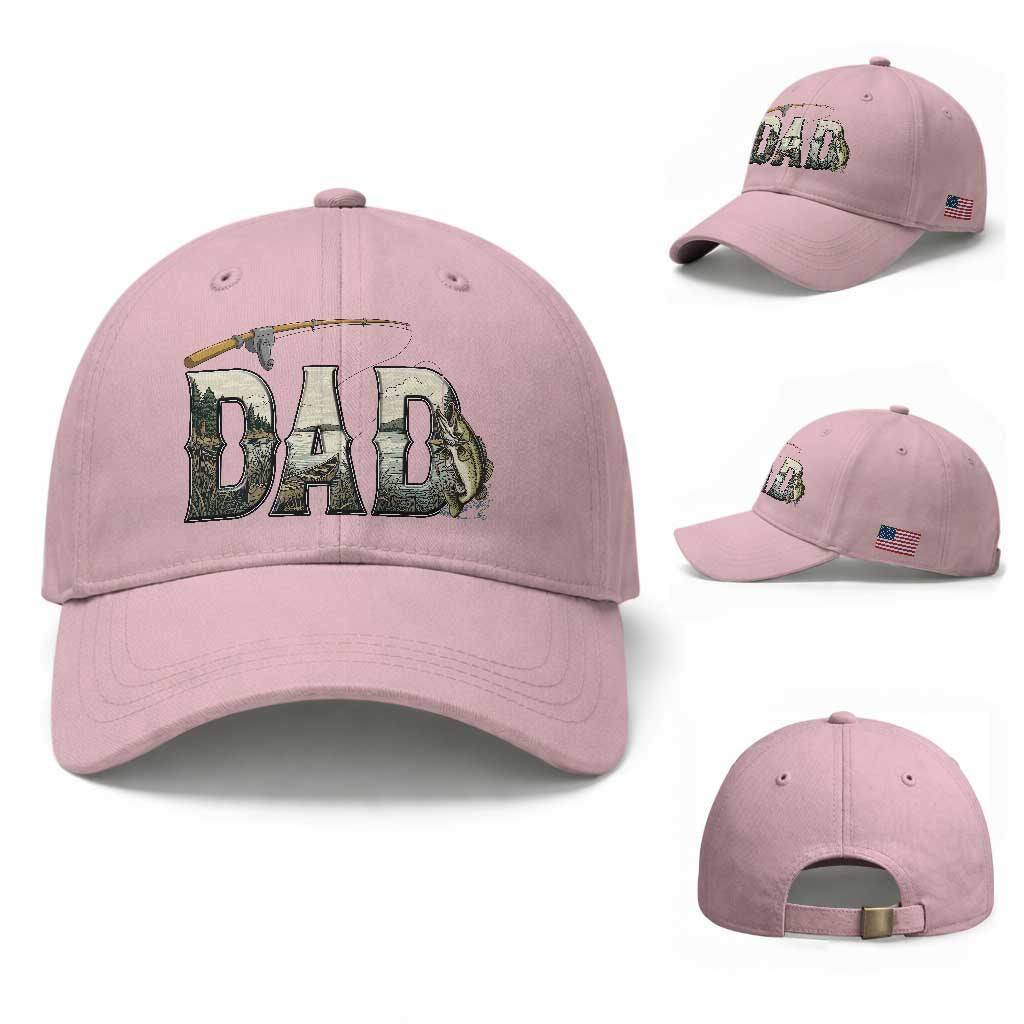 Fishing Dad Baseball Cap Funny Angler Fathers Day Gift