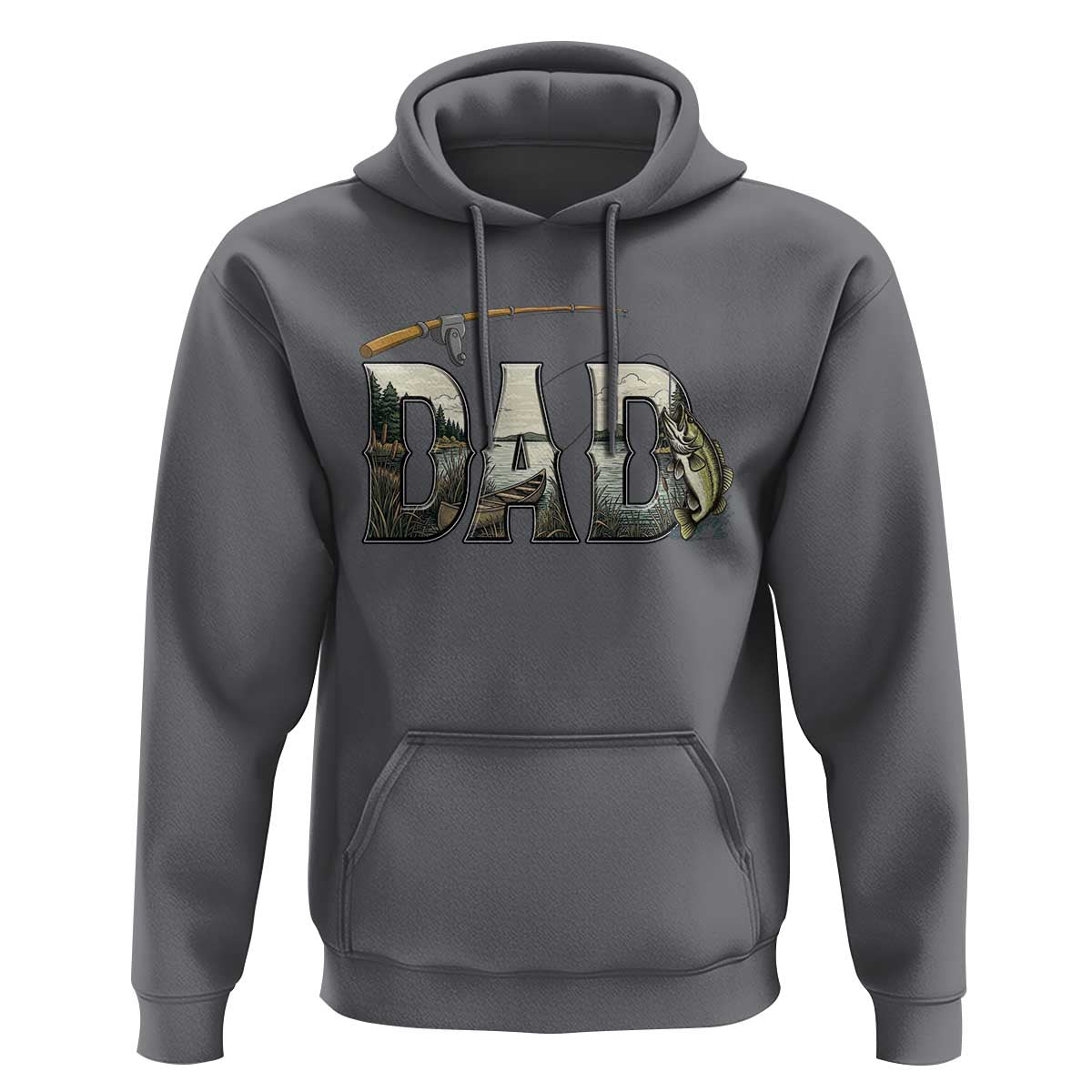 Fishing Dad Hoodie Funny Angler Fathers Day Gift