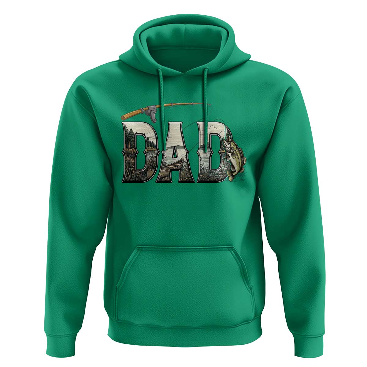 Fishing Dad Hoodie Funny Angler Fathers Day Gift
