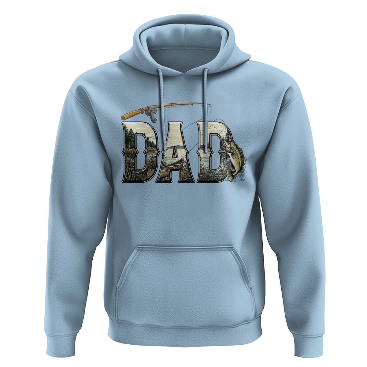 Fishing Dad Hoodie Funny Angler Fathers Day Gift