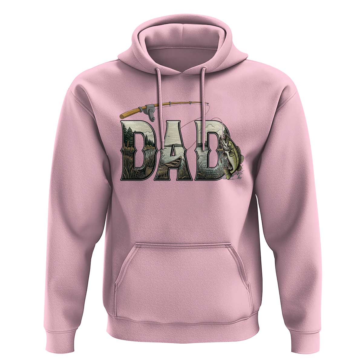 Fishing Dad Hoodie Funny Angler Fathers Day Gift