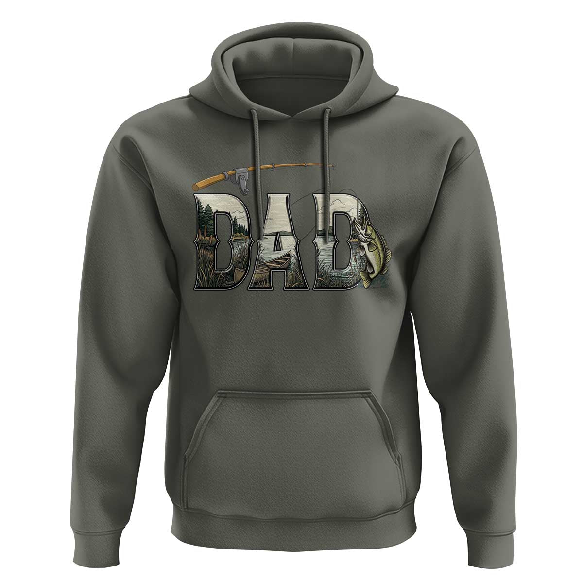Fishing Dad Hoodie Funny Angler Fathers Day Gift
