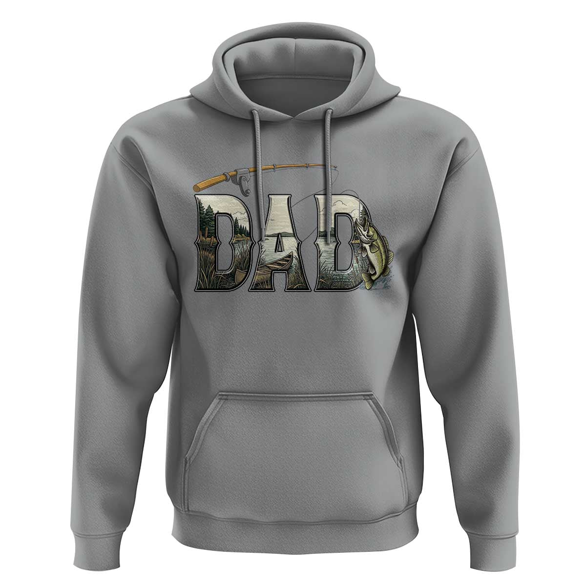 Fishing Dad Hoodie Funny Angler Fathers Day Gift