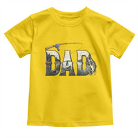 Fishing Dad Toddler T Shirt Funny Angler Fathers Day Gift