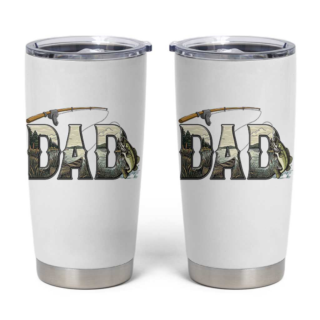 Fishing Dad Tumbler Cup Funny Angler Fathers Day Gift