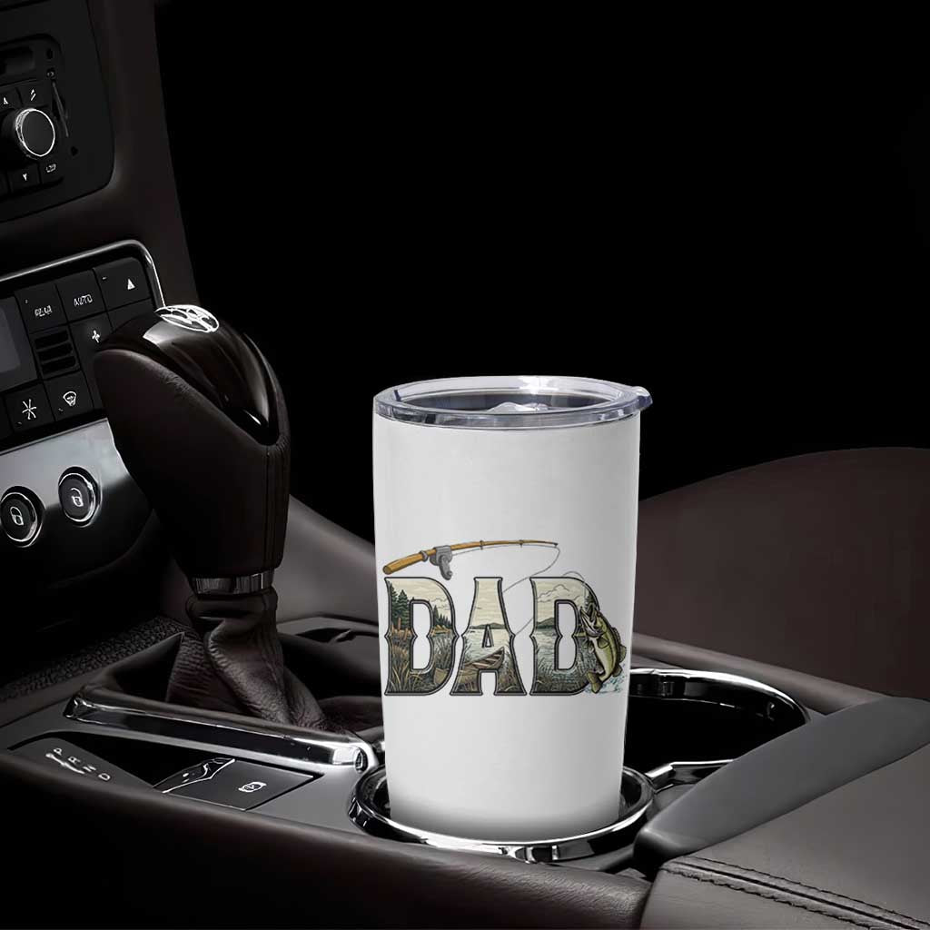 Fishing Dad Tumbler Cup Funny Angler Fathers Day Gift