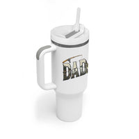 Fishing Dad Tumbler With Handle Funny Angler Fathers Day Gift