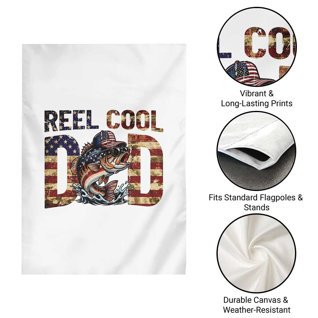 Patriotic Reel Cool Dad Garden Flag American Flag Fishing Fathers Day Gift
