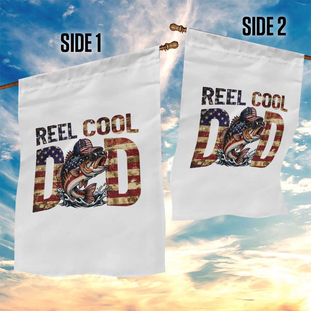 Patriotic Reel Cool Dad Garden Flag American Flag Fishing Fathers Day Gift