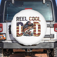 Patriotic Reel Cool Dad Spare Tire Cover American Flag Fishing Fathers Day Gift