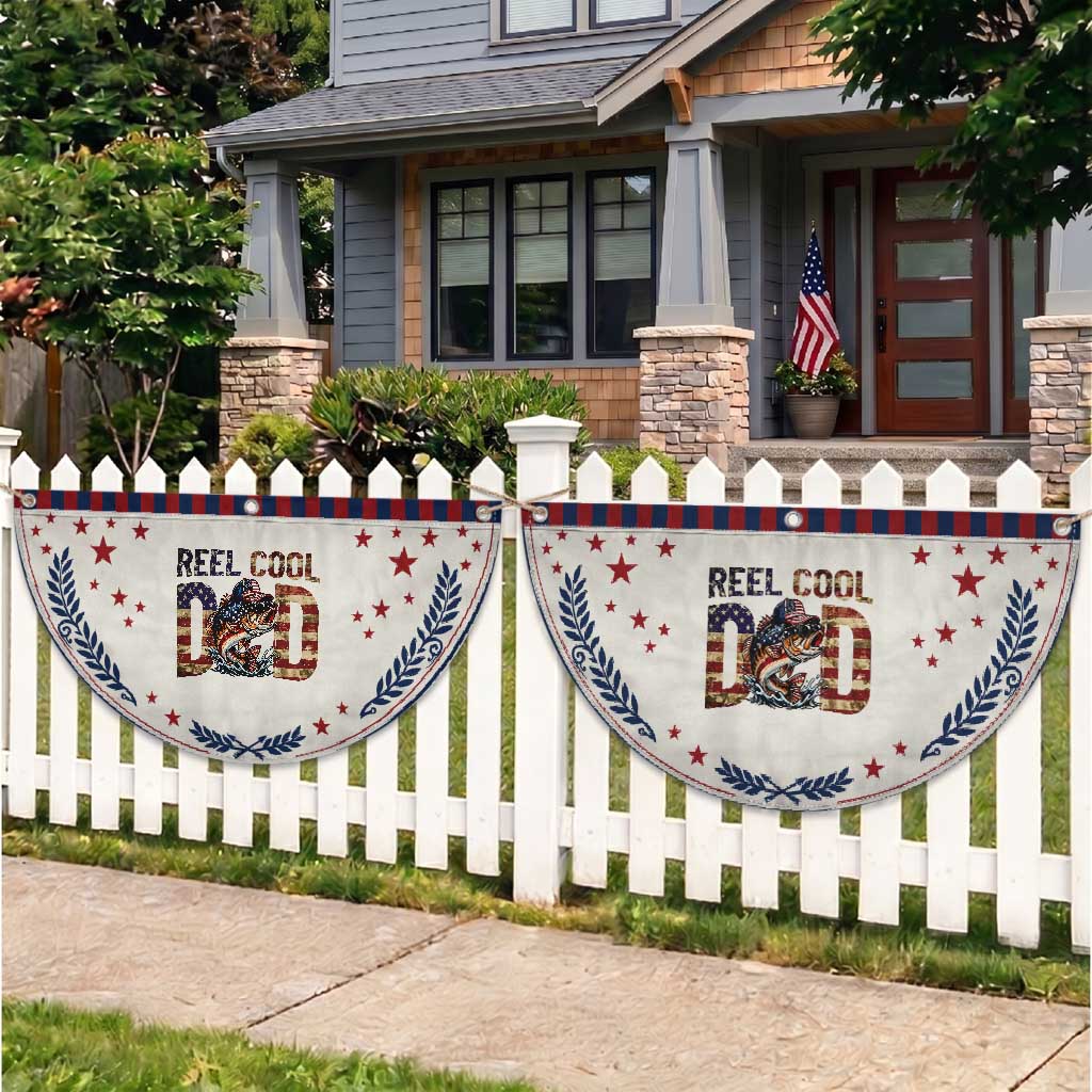 Reel Cool Dad Patriotic Fan Flag American Flag Fishing Fathers Day Gift