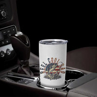 Reel Cool Dad Graphic Tumbler Cup 4th Of July Fishing Patriotic Dad