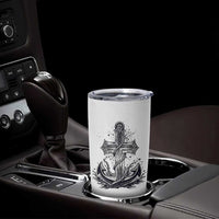 Faith Family Fishing Jesus Cross Anchor Tumbler Cup Funny Christian Fisherman