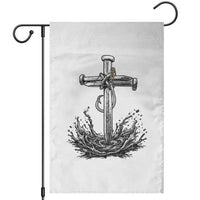 Faith Family Fishing Garden Flag Christian Jesus Cross Fathers Day Gift