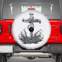 Faith Family Fishing Spare Tire Cover Christian Jesus Cross Fathers Day Gift