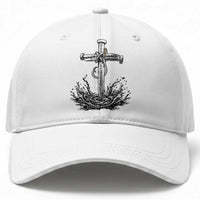 Faith Family Fishing Baseball Cap Christian Jesus Cross Fathers Day Gift