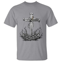 Faith Family Fishing T Shirt Christian Jesus Cross Fathers Day Gift