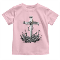 Faith Family Fishing Toddler T Shirt Christian Jesus Cross Fathers Day Gift