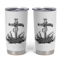Faith Family Fishing Tumbler Cup Christian Jesus Cross Fathers Day Gift