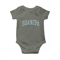 Promoted To Grandpa Est 2026 Baby Onesie Camo Fishing New Grandpa Gift