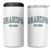 Promoted To Grandpa Est 2026 4 in 1 Can Cooler Tumbler Camo Fishing New Grandpa Gift