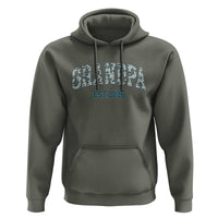 Promoted To Grandpa Est 2026 Hoodie Camo Fishing New Grandpa Gift