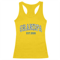 Promoted To Grandpa Est 2026 Racerback Tank Top Camo Fishing New Grandpa Gift