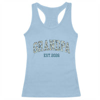 Promoted To Grandpa Est 2026 Racerback Tank Top Camo Fishing New Grandpa Gift