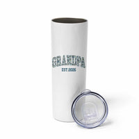 Promoted To Grandpa Est 2026 Skinny Tumbler Camo Fishing New Grandpa Gift