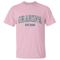 Promoted To Grandpa Est 2026 T Shirt Camo Fishing New Grandpa Gift