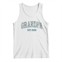 Promoted To Grandpa Est 2026 Tank Top Camo Fishing New Grandpa Gift