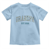 Promoted To Grandpa Est 2026 Toddler T Shirt Camo Fishing New Grandpa Gift