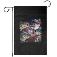 Patriotic Bass Fishing Moon Garden Flag 4th Of July Fisherman Gift